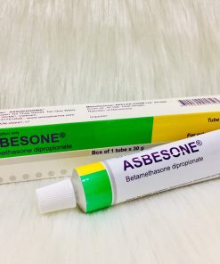 Asbesone Cream 30g điều trị vảy nến, eczema, viêm da, ngứa, lupus ban đỏ 