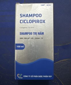 Dầu gội trị nấm gàu da đầu Shampoo Ciclopirox VCP 100ml 1 Shampoo Ciclopirox