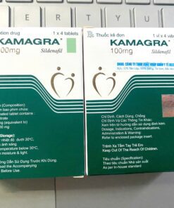 KAMAGRA 100 (Sildenafil 100mg) H/4v điều trị rối loại cương dương ở nam giới