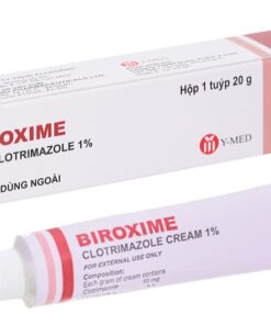 Biroxime Y-MED 20g (Clotrimazole cream 1%) điều trị nấm da, lang ben, nấm candida âm
