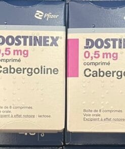Thuốc Dostinex 0.5mg (Cabergoline 0.05mg) Điều trị rối loạn tăng prolactin máu và bệnh u lành tính tuyến yên, ức chế tiết sữa sau khi sinh