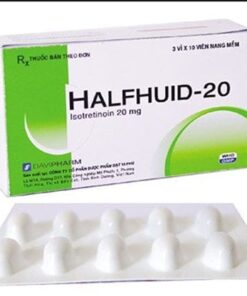 Thuốc HALFHUID-20 (Isotretinoin 20mg) thuốc uống điều trị mụn trứng cá, đẹp da mụn 1 halfhuid 20 isotretinoin 20mg thuoc uong dieu tri mun trung ca dep da mun 1216