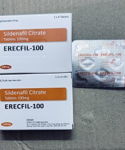Erecfil-100 Sildenafil Citrate 100mg điều trị rối loạn cương dương (1 vỉ x 4 viên) 3 Erecfil-100 Sildenafil Citrate 100mg điều trị rối loạn cương dương (1 vỉ x 4 viên)