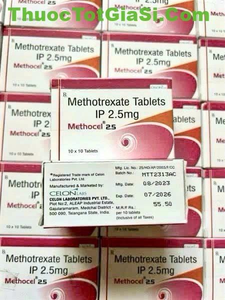 Mẹthotrexate 2.5mg Methocel 2.5 Mẹthotrexate 2.5mg Methocel 2.5