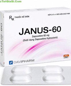 Thuốc JANUS-60 (Dapoxetin 60mg) Davipharm thuốc chống xuất tinh sớm