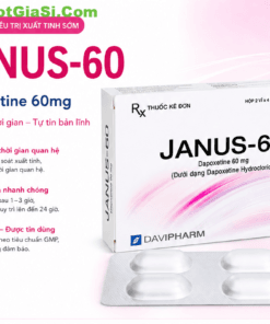 Thuốc JANUS-60 (Dapoxetin 60mg) Davipharm thuốc chống xuất tinh sớm 1 Thuốc JANUS-60 (Dapoxetin 60mg) Davipharm thuốc chống xuất tinh sớm