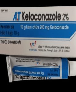 Kem bôi nấm da AT Ketoconazole 2% An Thiên điều trị nấm da, lang ben, hắc lào 1 kem boi nam da at ketoconazole 2 an thien dieu tri lang ben lac dong tien nam da dau hac lao 2129