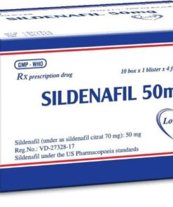 Sildenafil 50mg Love vỉ 4 viên điều trị tăng áp động mạch phổi, rối loạn cương dương