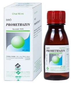 Siro Promethazin 90ml VIDIPHA điều trị mề đay, phù mạch, viêm mũi dị ứng, an thần, mất ngủ, say tàu xe