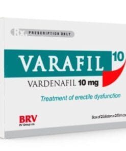 VARAFIL 10 Vardenafil 10mg BRV điều trị rối loạn cương dương 2 Varafil 10, Vardenafil 10mg, thuốc Varafil 10, Varafil 10 Vardenafil