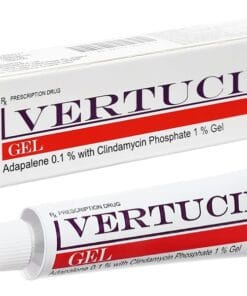 Vertucid Gel 15g điều trị mụn viêm, mụn bọc, mụn trứng cá, mụn đầu đen