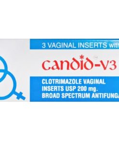 Viên đặt nấm phụ khoa Candid-V3 Glenmark điều trị bệnh nhiễm nấm Candida (1 vỉ x 3 viên)