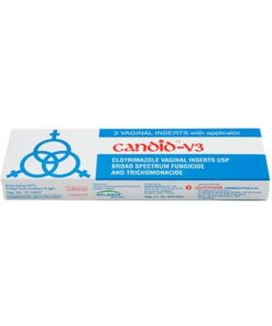 Viên đặt nấm phụ khoa Candid-V3 Glenmark điều trị bệnh nhiễm nấm Candida (1 vỉ x 3 viên) 2 vien dat nam phu khoa candid v3 glenmark dieu tri benh nhiem nam candida 1 vi x 3 vien 1282