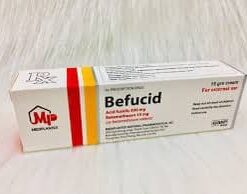 Kem bôi da Befucid Mediplantex điều trị viêm da nhiễm khuẩn, viêm da cơ địa, chàm (15g) thay thế Fucicort LEO