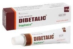 Thuốc Dibetalic Traphaco điều trị vảy nến da khô, da tróc vảy, viêm da cơ địa, chàm khô (15g)