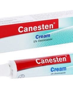 Kem bôi nấm da Canesten Cream Bayer điều trị nấm da, hắc lào, lang ben, nấm men, nấm âm đạo (20g)