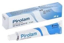 Gel bôi da Pirolam Xanh Dương (Medana) điều trị các bệnh nấm da, nấm da đầu, nấm da chân (20g)