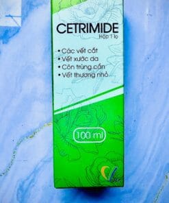CETRIMIDE VCP 100ml sát khuẩn vết cắt, côn trùng cắn, xước da, vết thương nhỏ