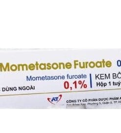 Kem bôi da AT Mometasone Furoate 0,1% An Thiên điều trị viêm da cơ địa, vảy nến, chàm, viêm ngứa (10g)