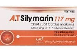 AT Silymarin 117mg điều trị xơ gan, viêm gan mạn tính, giải độc gan