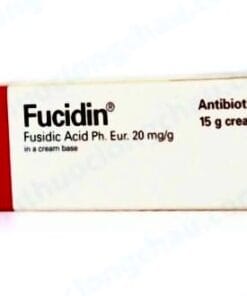 Fucidin Cream LEO (Acid fusidic 2%) điều trị nhiễm khuẩn da, viêm nang lông, chốc lở, mụn bọc, mụn viêm (15g)