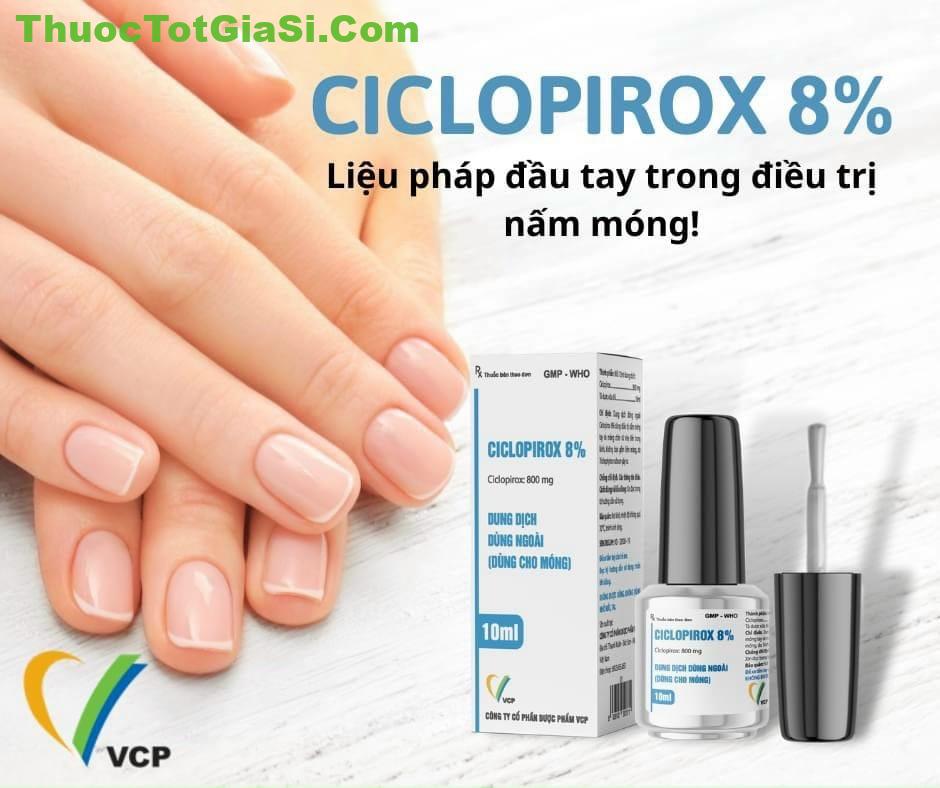 Ciclopirox 8% Trị Nấm Móng Tay Chân Chính Hãng – Giá Tốt | ThuocTotGiaSi Ciclopirox 8% Trị Nấm Móng Tay Chân Chính Hãng – Giá Tốt | ThuocTotGiaSi