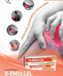 D-EMULGEL VCP 20g Cream Giảm đau nhức, chống sưng viêm hiệu quả