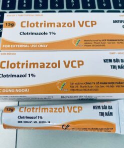 Thuốc Clotrimazol VCP 15g (Clotrimazole 1%) điều trị nấm da, lang ben, hắc lào, nấm móng, nấm đồng tiền 2 z5515575866049 13fe7a1cd13ea7486980dd0ad078ea2b