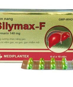 Silymax F (Silymarin 140mg) Mediplantex H60v điều trị các bệnh lý về gan, xơ gan, giải độc gan, hạ men gan