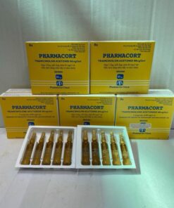 Thuốc tiêm Pharmacort (Triamcinolone acetonide 80mg/2ml) 5 ống/hộp