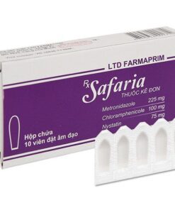 Thuốc đặt âm đạo Safaria điều trị nhiễm khuẩn và nấm âm đạo, viêm âm đạo