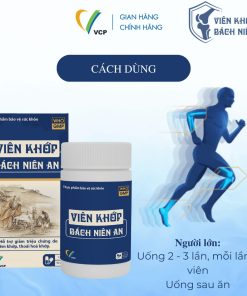 Viên khớp Bách Niên An VCP hộp 60 viên bổ khớp, giảm đau xương khớp