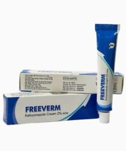 Kem bôi Freeverm Ketoconazole cream 2% điều trị nấm da, hắc lào, lang ben