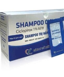 Dầu gội trị nấm Shampoo Ciclopirox VCP dạng gói 1 dau goi Ciclopirox