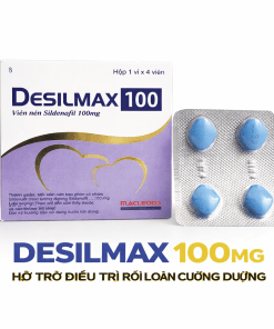 Desilmax 100mg – Thuốc Sildenafil trị rối loạn cương dương hiệu quả