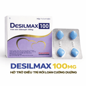 Desilmax 100mg – Thuốc Sildenafil trị rối loạn cương dương hiệu quả