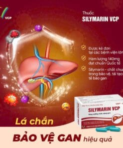 THUỐC SILYMARIN VCP (Silymarin 140mg) - TĂNG CƯỜNG CHỨC NĂNG GAN