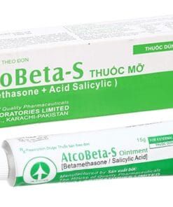 Thuốc mỡ Atcobeta-S Atco điều trị vảy nến thể mảng, chàm, dị ứng bong tróc da