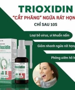 TRIOXIDIN NEW 15ml VCP-xịt họng Trioxidin giảm đau họng 1 trioxidin