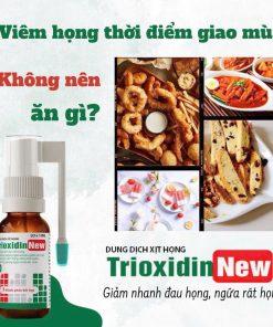 TRIOXIDIN NEW 15ml VCP-xịt họng Trioxidin giảm đau họng