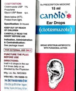 Thuốc Candid Ear Drops GLENMARK điều trị nhiễm nấm tai (15ml) 1 Candid ear drops
