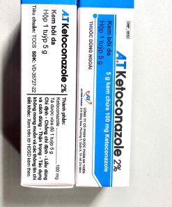 Thuốc A.T Ketoconazole 2% An Thiên 5g điều trị nấm da tại chỗ và toàn thân 1 a.t Ketoconazole 2