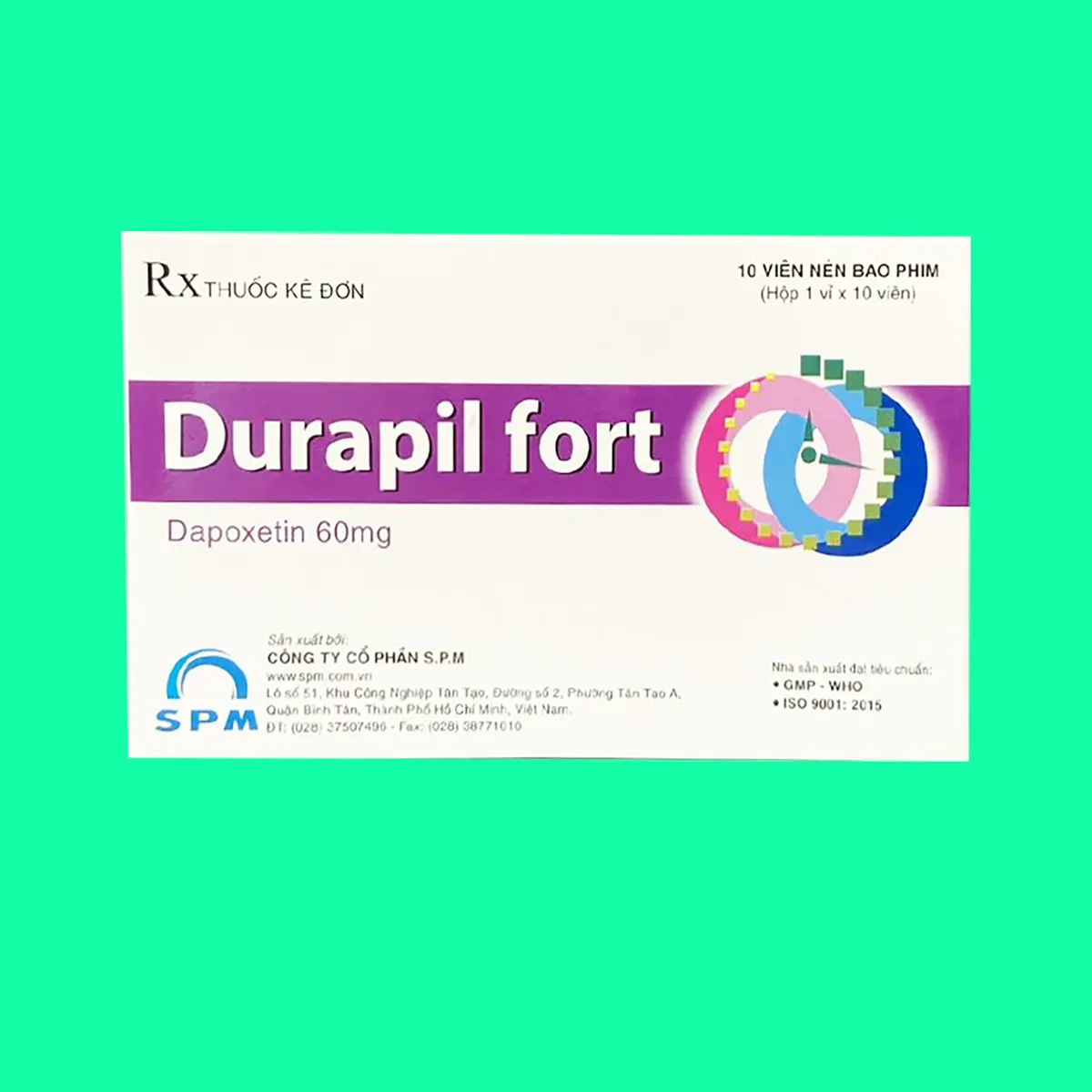 Thuốc Durapil Fort 60mg (Dapoxetin 60mg) | thuoctotgiasi.com