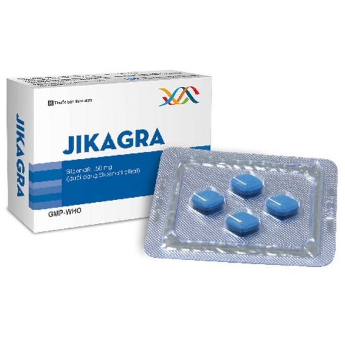 Thuốc Jikagra 50mg điều trị rối loạn cương dương nam giới 2 Thuốc Jikagra 50mg trị rối loạn cương dương | thuoctotgiasi.com