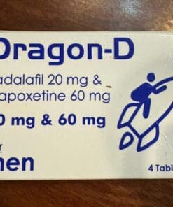 Thuốc Dragon D (Tadalafil 20+Dapoxetine 60) for men điều trị yếu sinh lý xuất tinh sớm