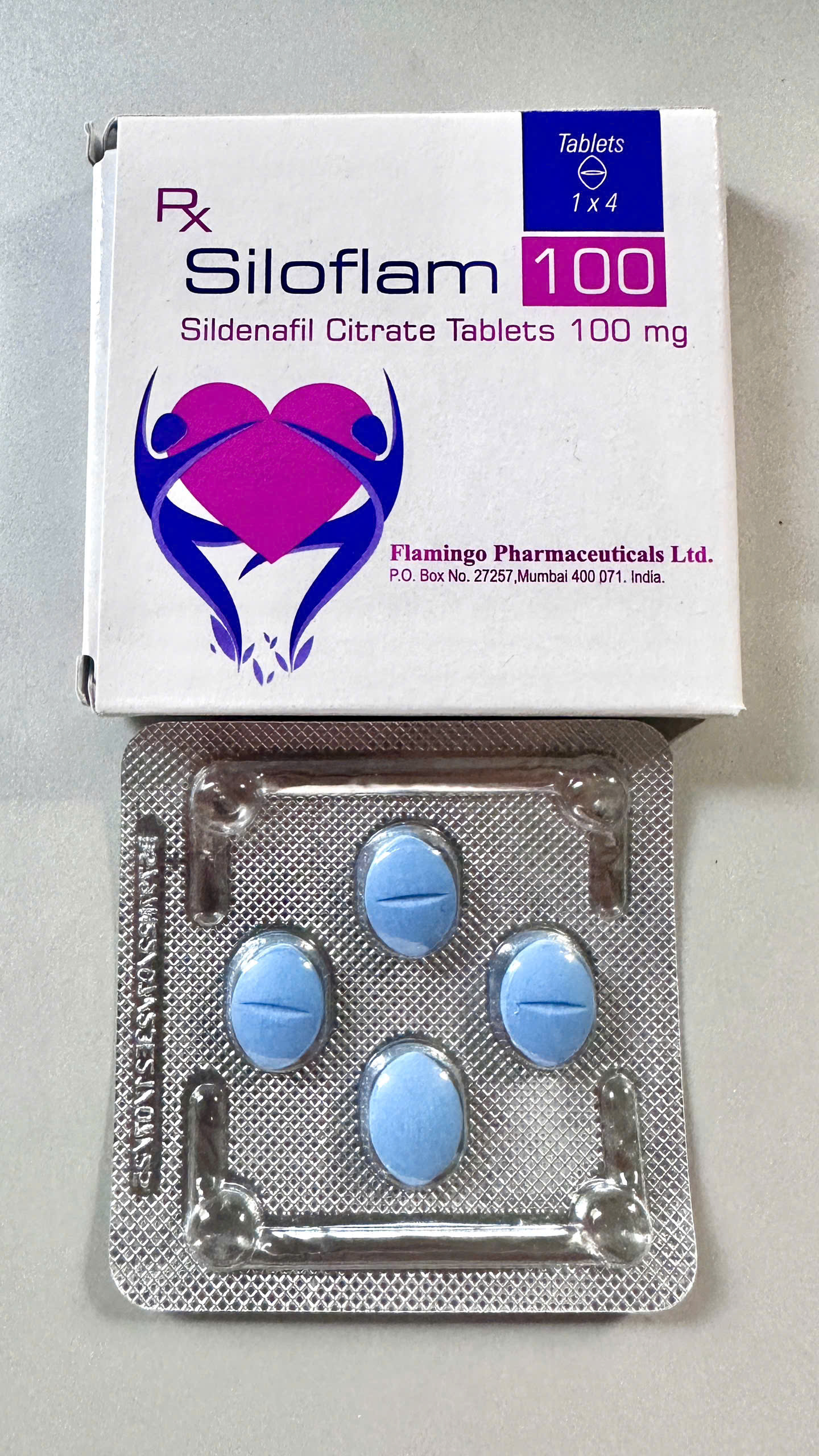 Thuốc Siloflam 100 hộp 4 viên | thuoctotgiasi.com