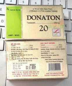 Thuốc Donaton 20 (Tadalafil 20mg) DONG NAM H/4v điều trị liệt dương, yếu sinh lý, khó cương dương 3 Thuoc Donaton 20 Tadalafil 20mg DONG NAM e1748750244979