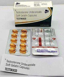 Thuốc Testokaso 40mg (Testosterone Undecanoate Soft Gelatin Capsules) KASO hộp 30 viên
