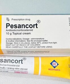 Kem bôi Pesancort Medipharco điều trị vảy nến, viêm da cơ địa, viêm nang lông, ngứa da, nổi mẩn đỏ 3 kemboiPesancort e1736866169695