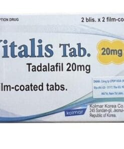 Thuốc Vitalis Tab 20mg (Tadalafil 20mg) h/4v điều trị rối loạn cương dương